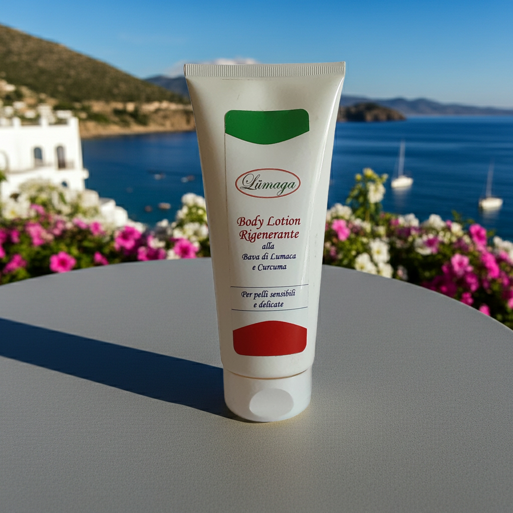 Body Lotion Rigenerante alla Bava di Lumaca e Curcuma
